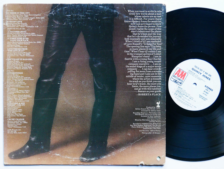 QUINCY JONES You've Got It Bad Girl LP A&M SP-3041 US 1973 PROMO George Duke