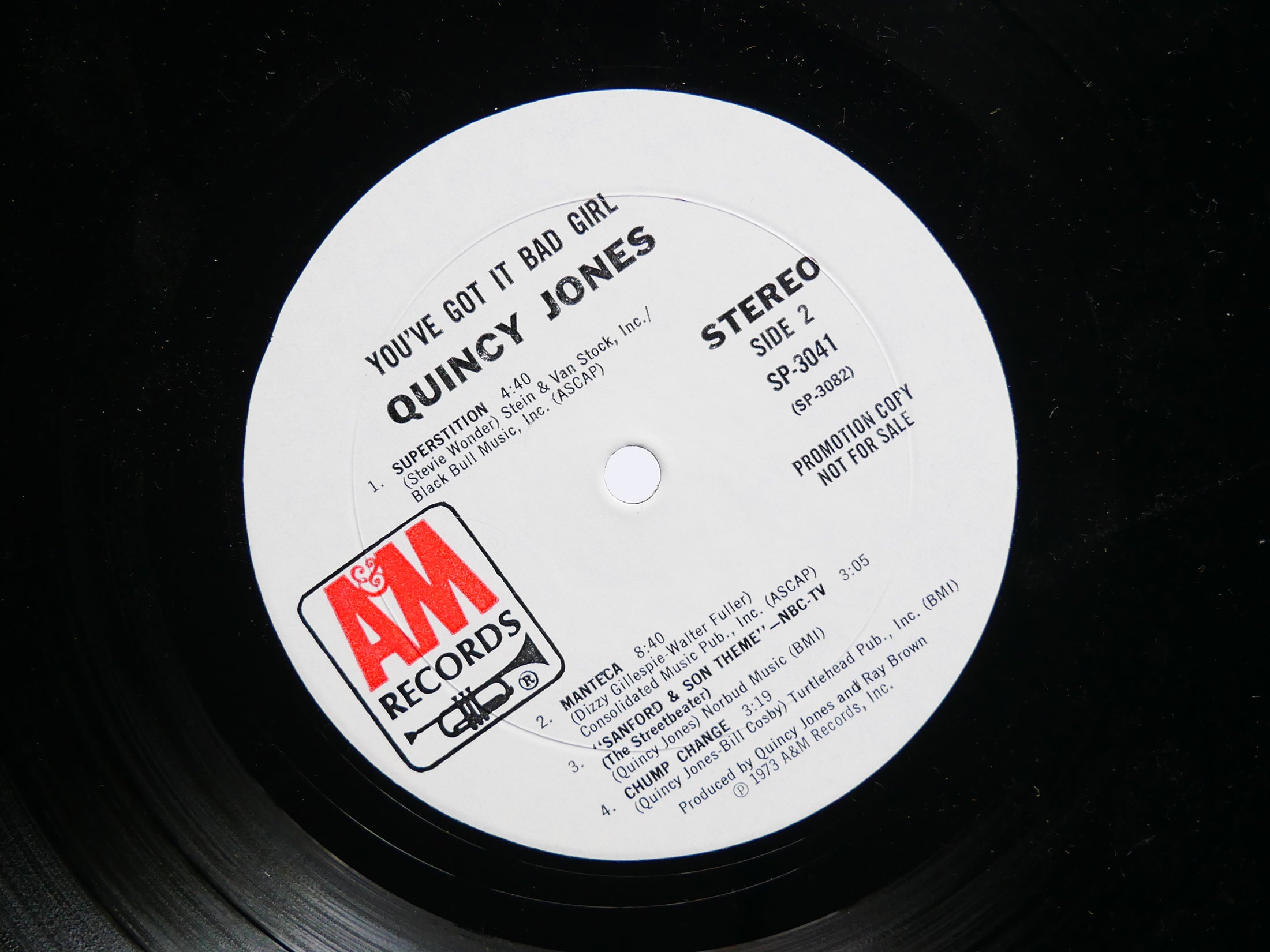 QUINCY JONES You've Got It Bad Girl LP A&M SP-3041 US 1973 PROMO George Duke