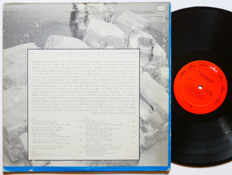 JERRY BUTLER The Ice Man Cometh LP MERCURY SR-61198 US 1968 Funk Soul VG+