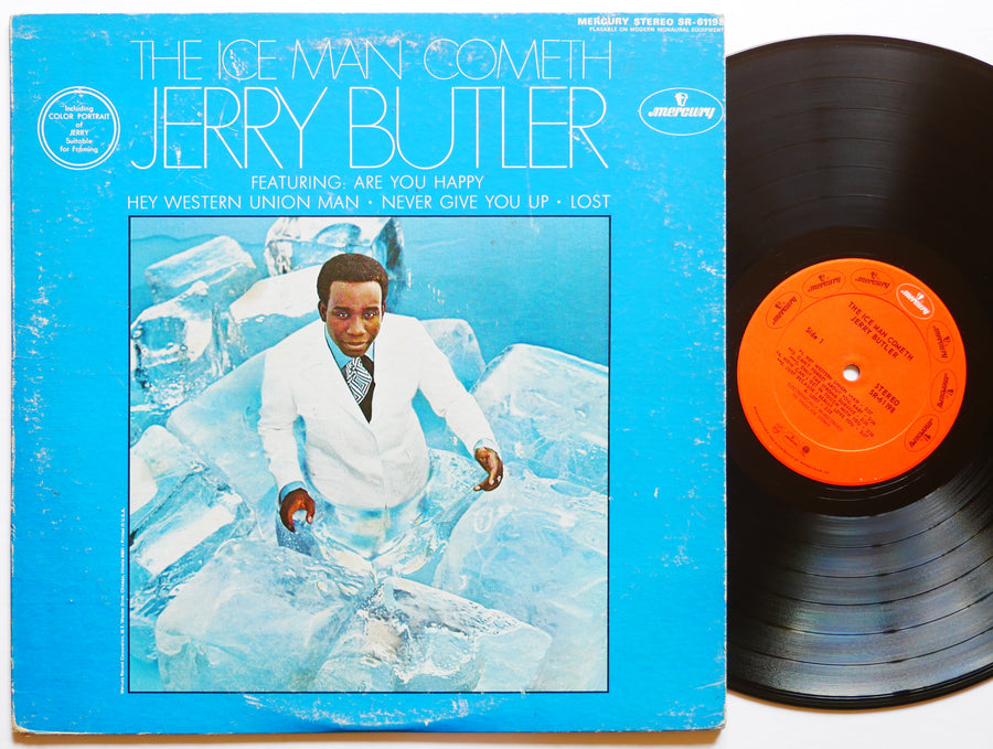 JERRY BUTLER The Ice Man Cometh LP MERCURY SR-61198 US 1968 Funk Soul VG+