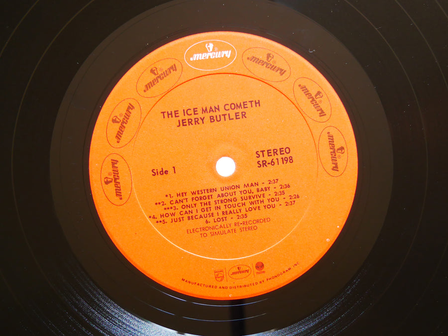 JERRY BUTLER The Ice Man Cometh LP MERCURY SR-61198 US 1968 Funk Soul VG+