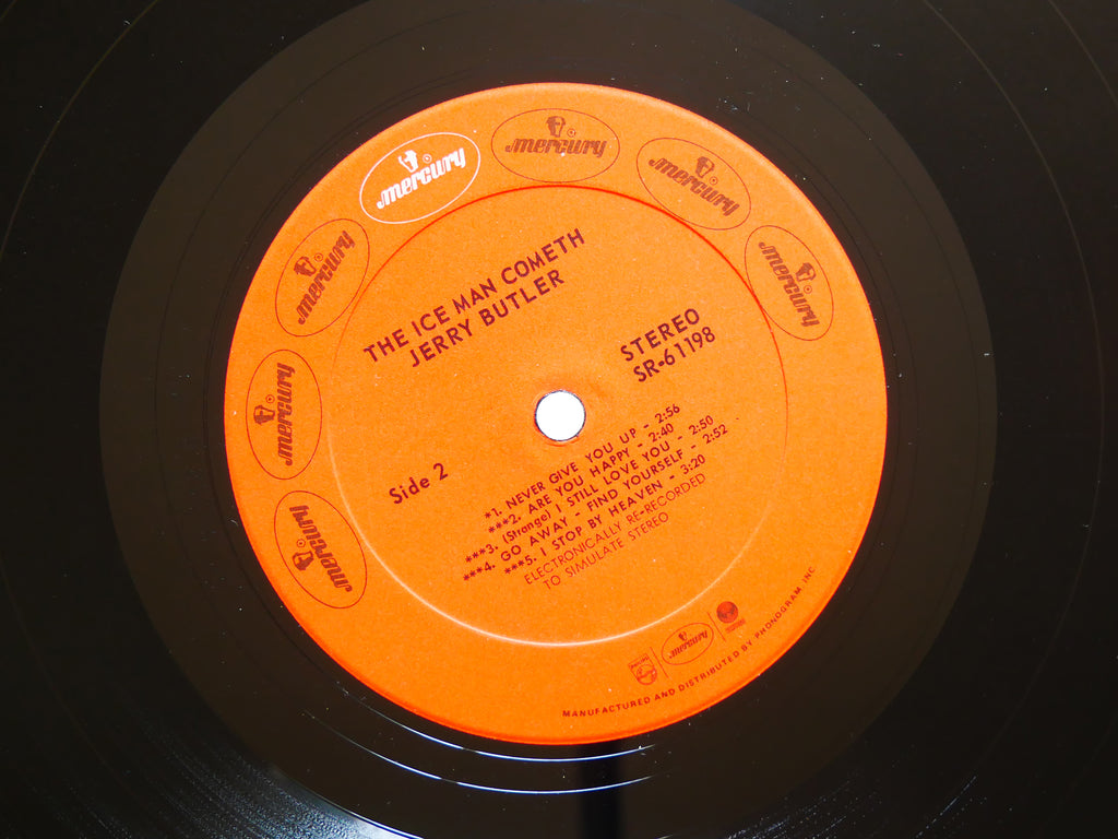 JERRY BUTLER The Ice Man Cometh LP MERCURY SR-61198 US 1968 Funk Soul VG+