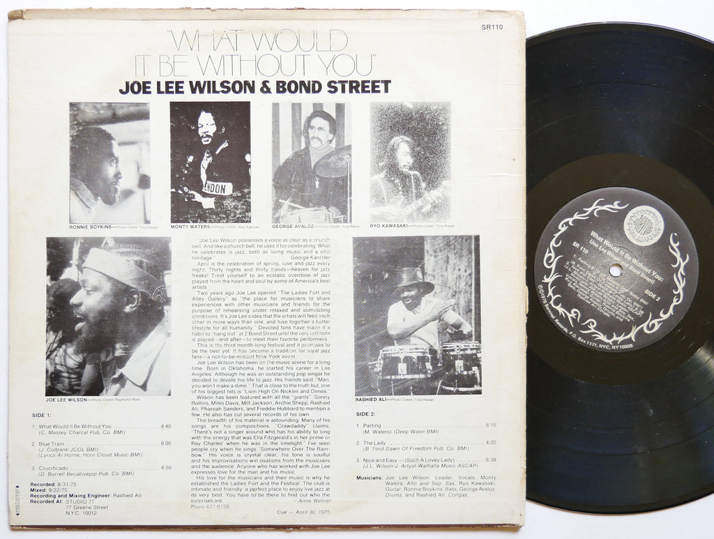 JOE LEE WILSON What Would It Be Without You SURVIVAL SR-110 US 1976 Rashied Ali