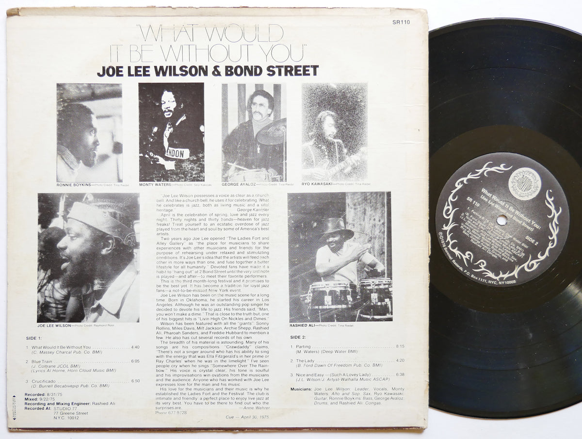 JOE LEE WILSON What Would It Be Without You SURVIVAL SR-110 US 1976 Rashied Ali