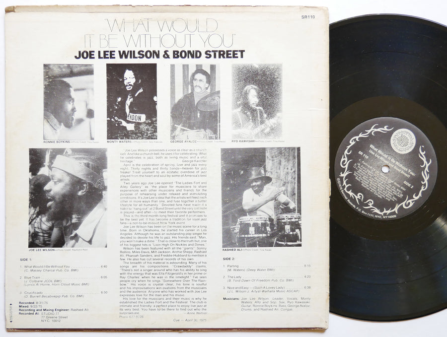 JOE LEE WILSON What Would It Be Without You SURVIVAL SR-110 US 1976 Rashied Ali
