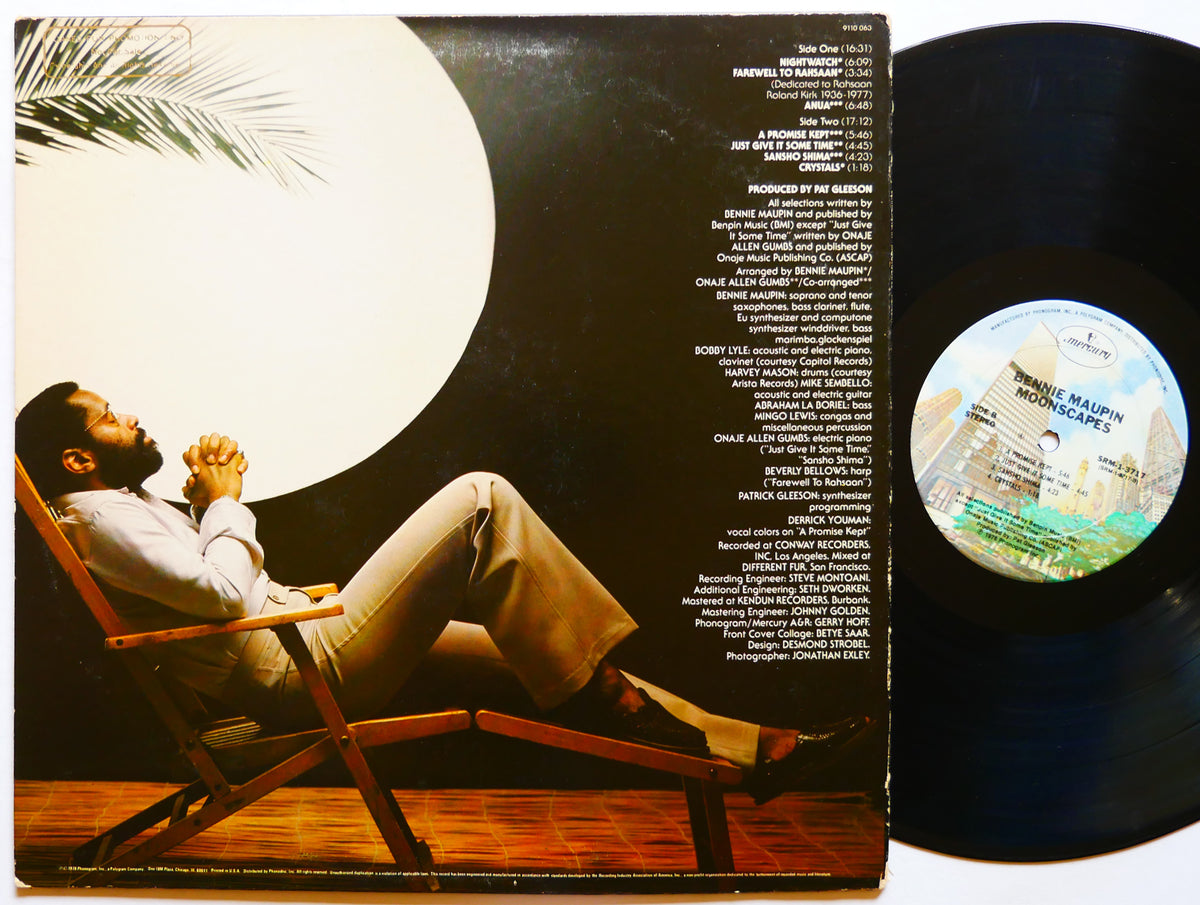 BENNIE MAUPIN Moonscapes LP MERCURY SRM-1-3717 US 1978 Harvey Mason Bobby Lyle