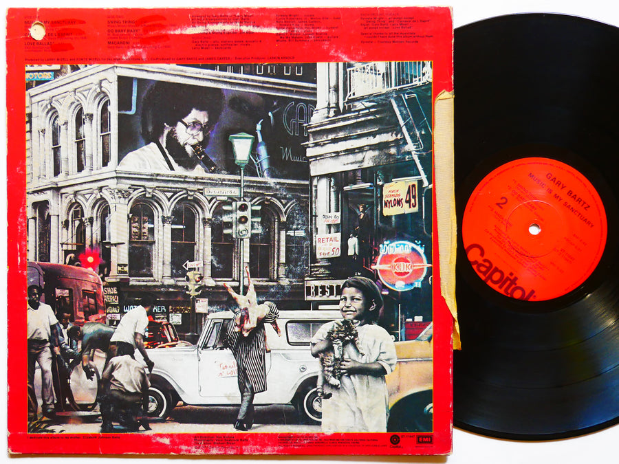 GARY BARTZ Music Is My Sanctuary LP CAPITOL ST-11647 US 1977 Mtume Larry Mizell