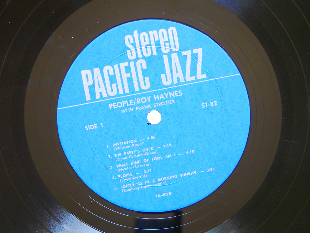 ROY HAYNES People LP PACIFIC JAZZ RECORDS ST-82 US 1964 JAZZ Frank Strozier