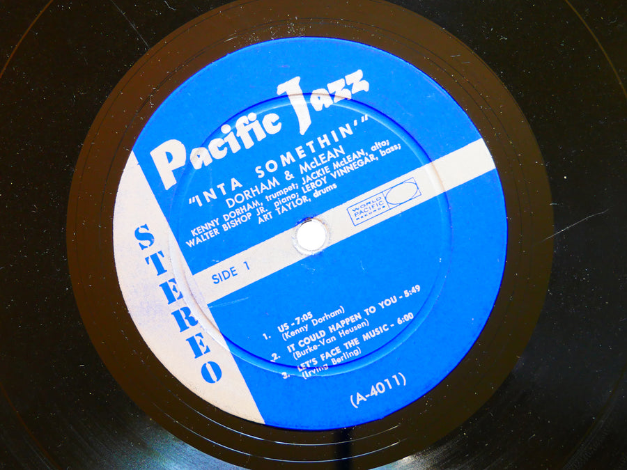 KENNY DORHAM & JACKIE MCLEAN Inta Somethin' LP PACIFIC JAZZ STEREO-41 US 1962