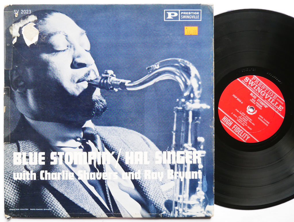 HAL SINGER Blue Stompin' LP PRESTIGE SWINGVILLE SVLP 2023 US 1962 RVG MONO