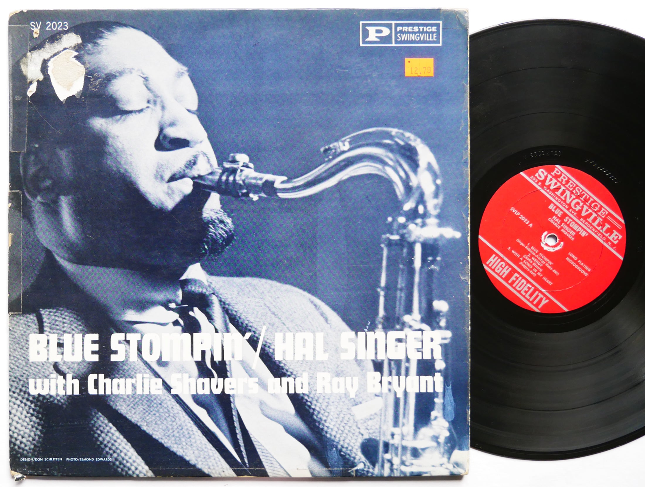 HAL SINGER Blue Stompin' LP PRESTIGE SWINGVILLE SVLP 2023 US 1962 RVG MONO