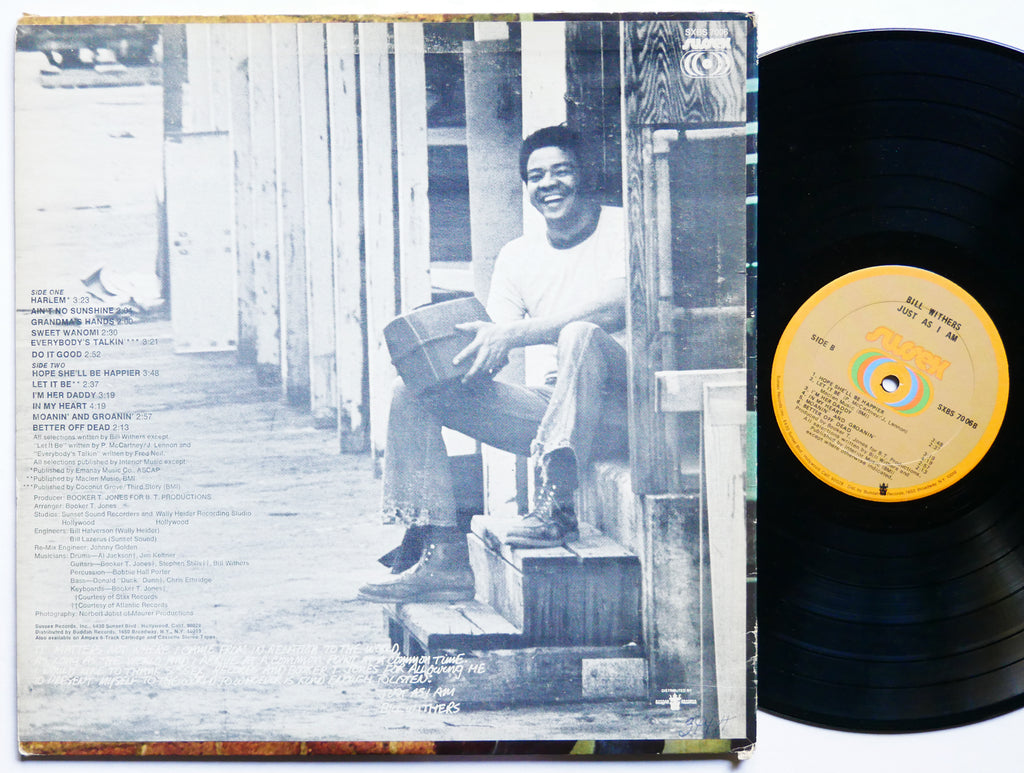 BILL WITHERS Just As I Am LP SUSSEX SXBS-7006 US 1971 FUNK SOUL VG+