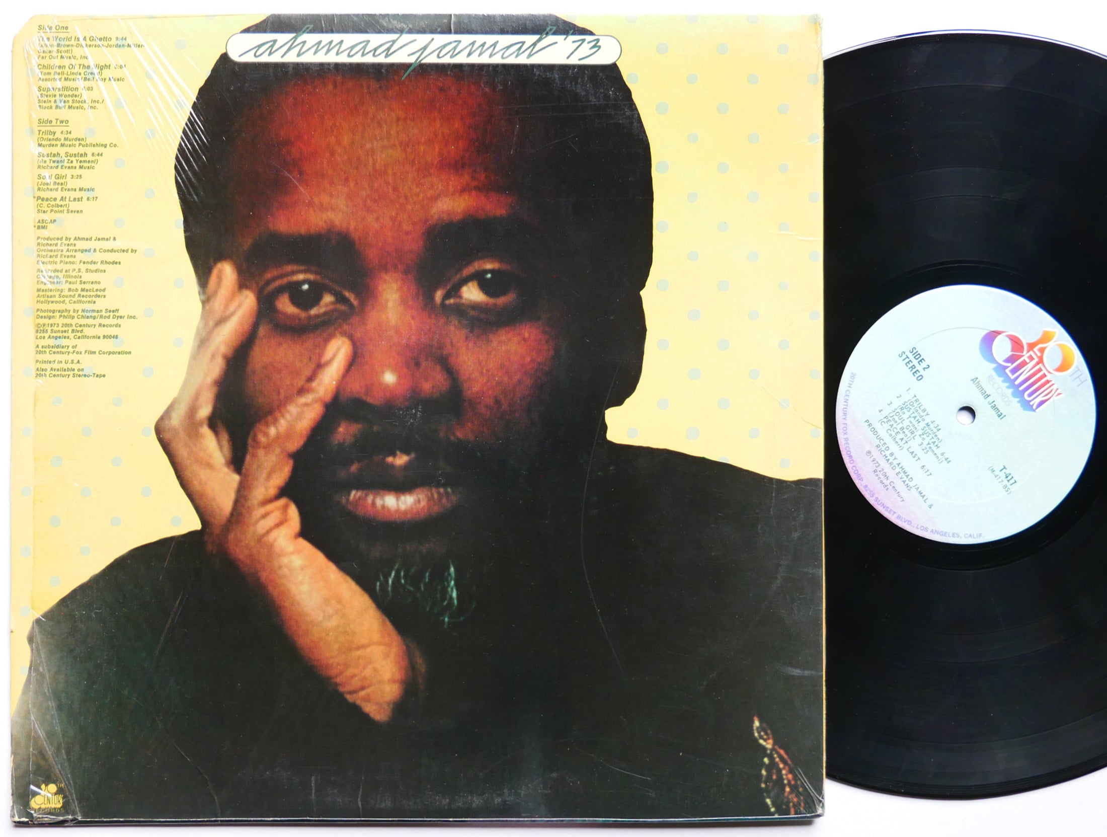 AHMAD JAMAL '73 LP 20TH CENTURY RECORDS T-417 US 1973 JAZZ Richard Evans VG+