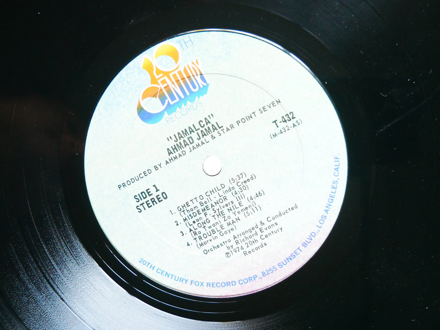 AHMAD JAMAL Jamalca LP 20TH CENTURY RECORDS T-432 US '74 Jazz Funk Richard Evans
