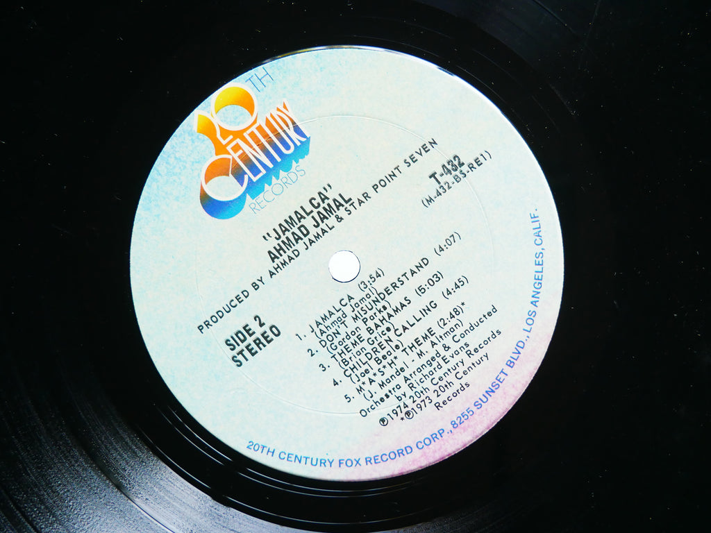 AHMAD JAMAL Jamalca LP 20TH CENTURY RECORDS T-432 US '74 Jazz Funk Richard Evans