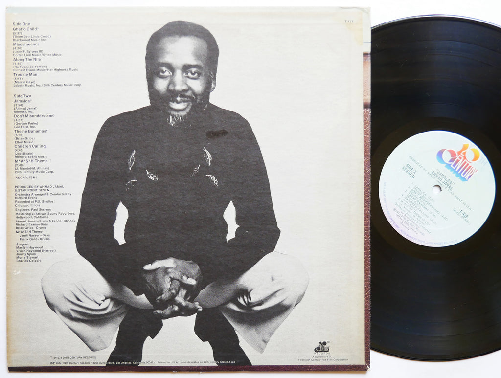 AHMAD JAMAL Jamalca LP 20TH CENTURY RECORDS T-432 US 1974 Jazz Funk VG+
