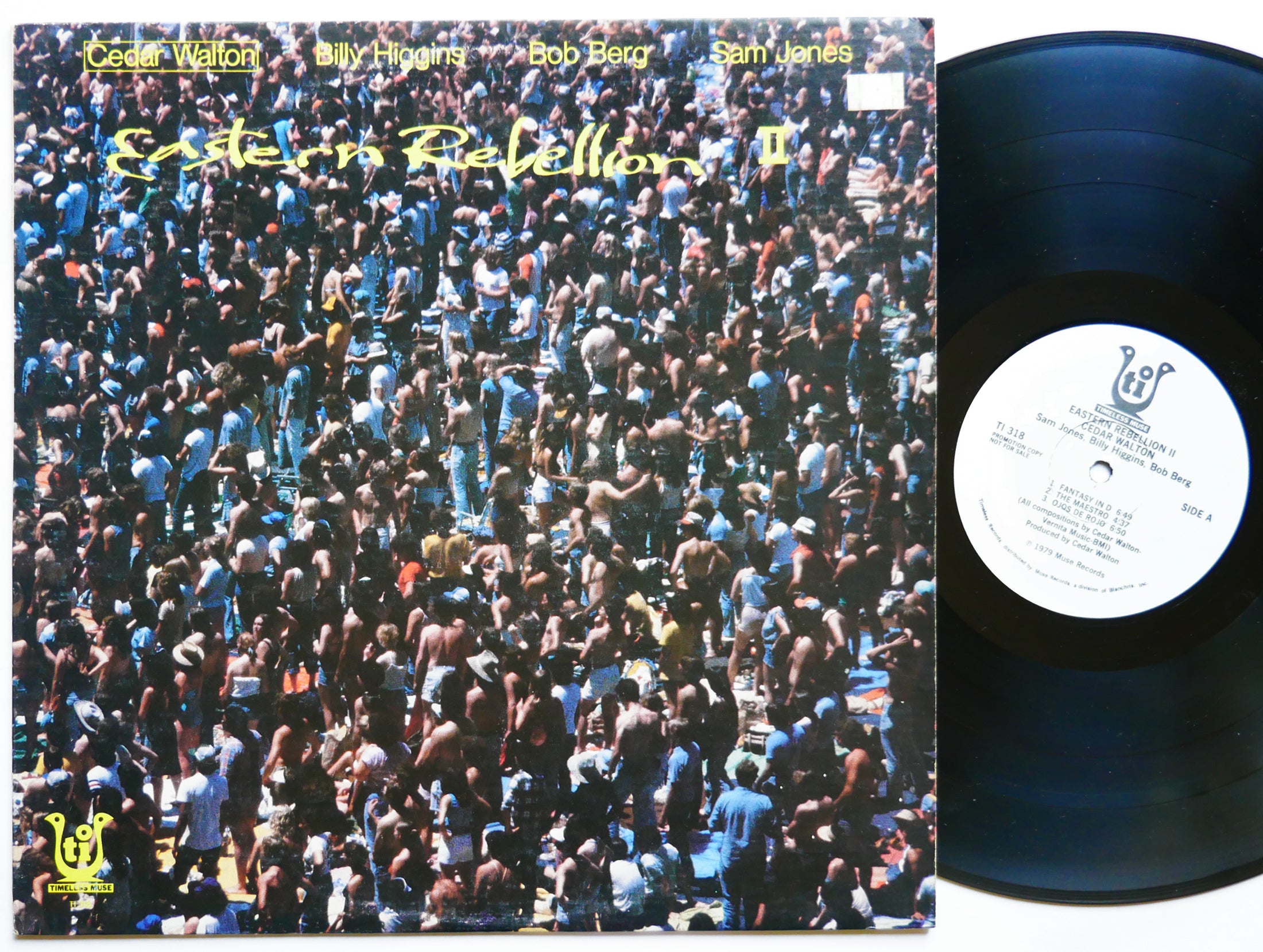 CEDAR WALTON Eastern Rebellion 2 LP TIMELESS MUSE TI 318 US 1979 PROMO Sam Jones