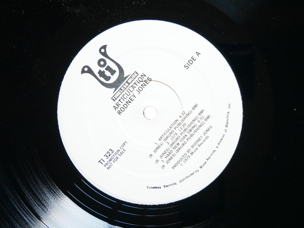 RODNEY JONES Articulation LP TIMELESS MUSE TI 323 US '79 PROMO Arthur Blythe VG+