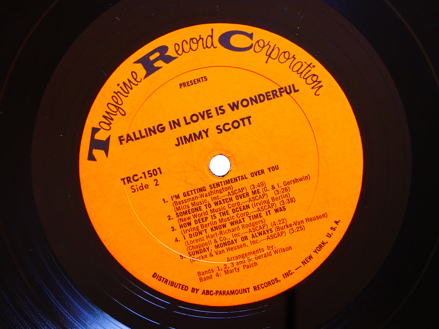 JIMMY SCOTT Falling In Love Is Wonderful TANGERINE TRC-1501 US 1963 Marty Paich