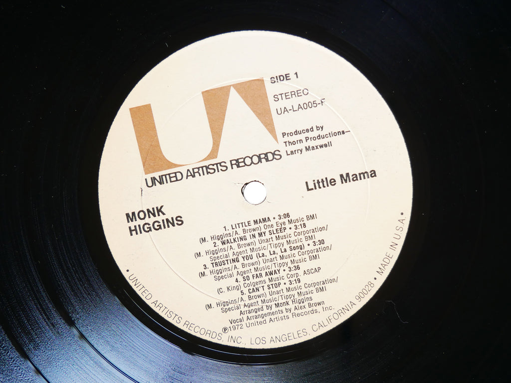 MONK HIGGINS Little Mama LP UNITED ARTISTS UA-LA005-F US 1972 Joe Sample VG+