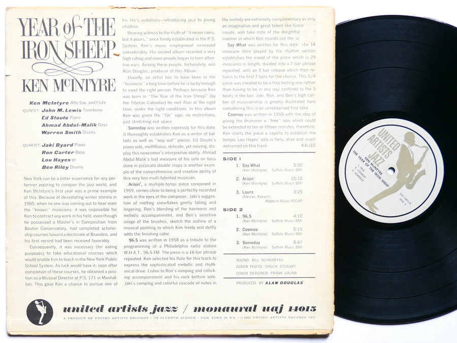 KEN MCINTYRE Year Of The Iron Sheep LP UNITED ARTISTS JAZZ UAJ 14015 US '62 MONO