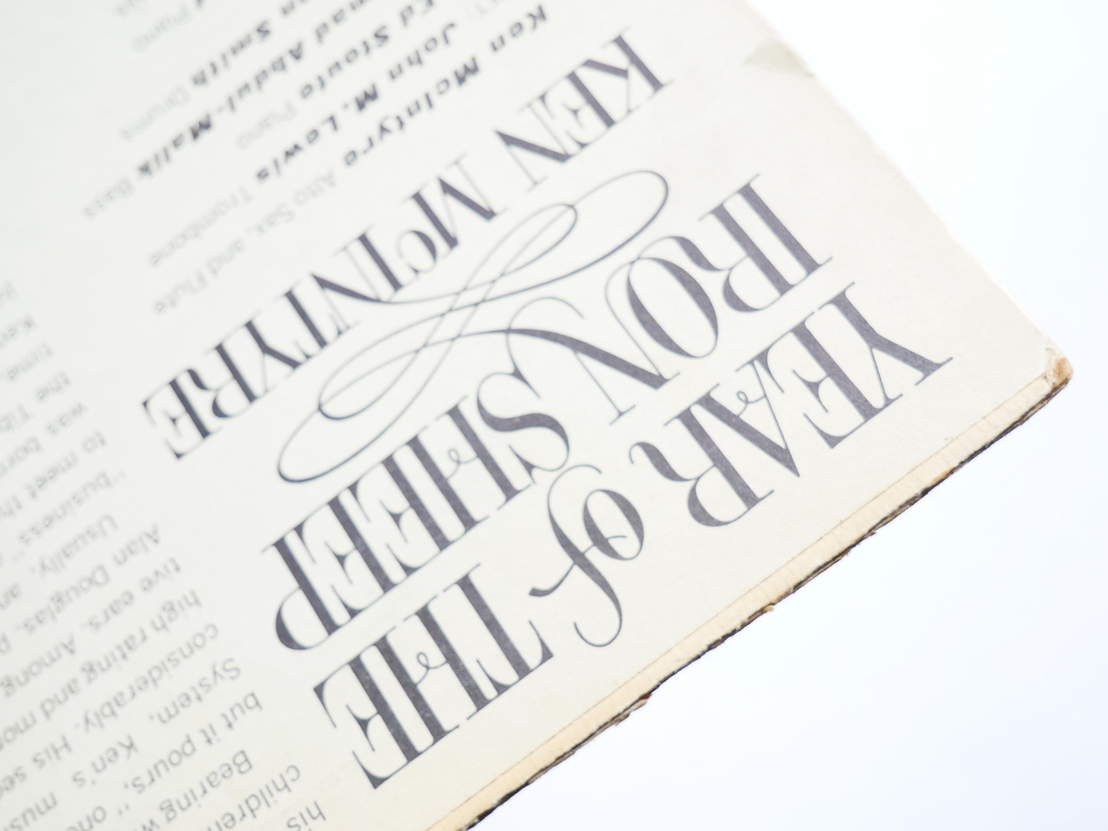 KEN MCINTYRE Year Of The Iron Sheep LP UNITED ARTISTS JAZZ UAJ 14015 US '62 MONO