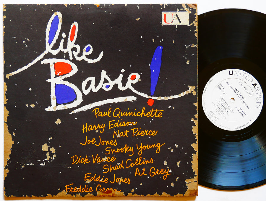 PAUL QUINICHETTE Like Basie! LP UNITED ARTISTS UAL 4024 US 1959 DG MONO Al Grey