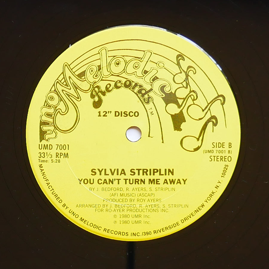 SYLVIA STRIPLIN You Can't Turn Me Away UNO MELODIC RECORDS UMD 7001 US 1980 VG+