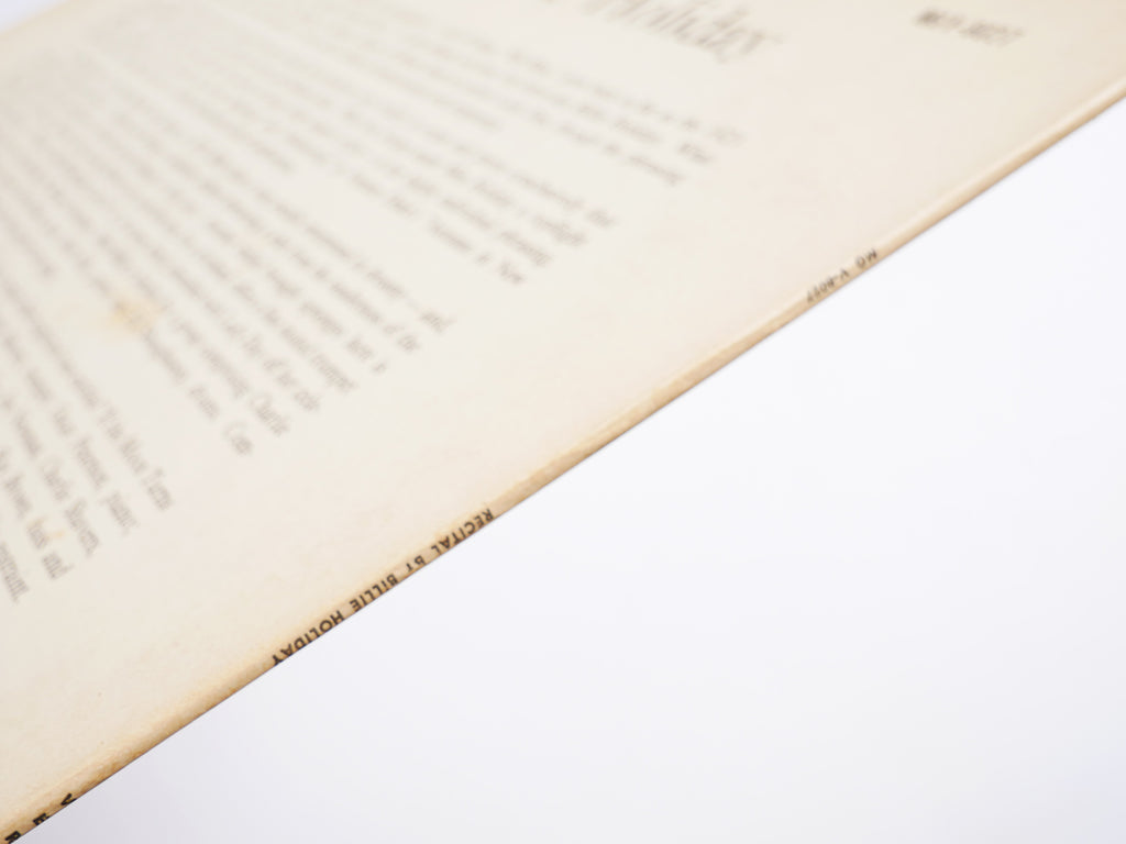 BILLIE HOLIDAY Recital By LP VERVE RECORDS V-8027 US 1961 MONO DSM JAZZ