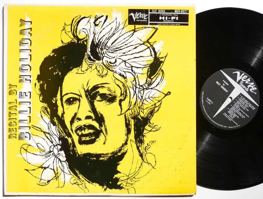 BILLIE HOLIDAY Recital By LP VERVE RECORDS V-8027 US 1961 MONO DSM JAZZ