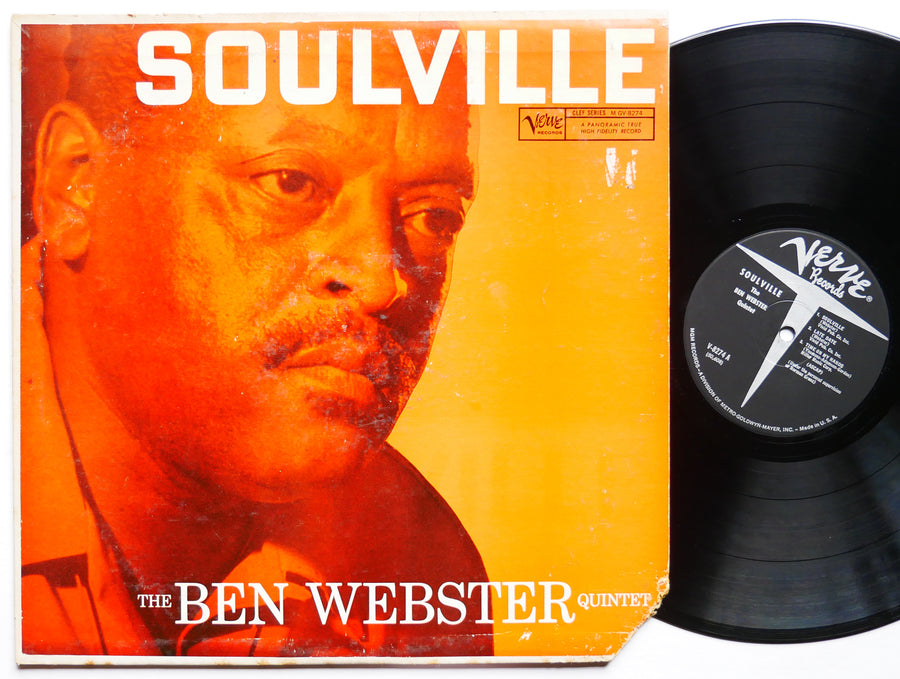 BEN WEBSTER Quintet Soulville LP VERVE MG V-8274 US 1961 MONO Oscar Peterson