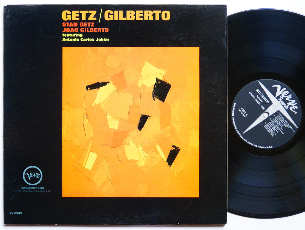 STAN GETZ / JOAO GILBERTO ANTONIO CARLOS JOBIM LP VERVE V-8545 US 1964 MONO JAZZ