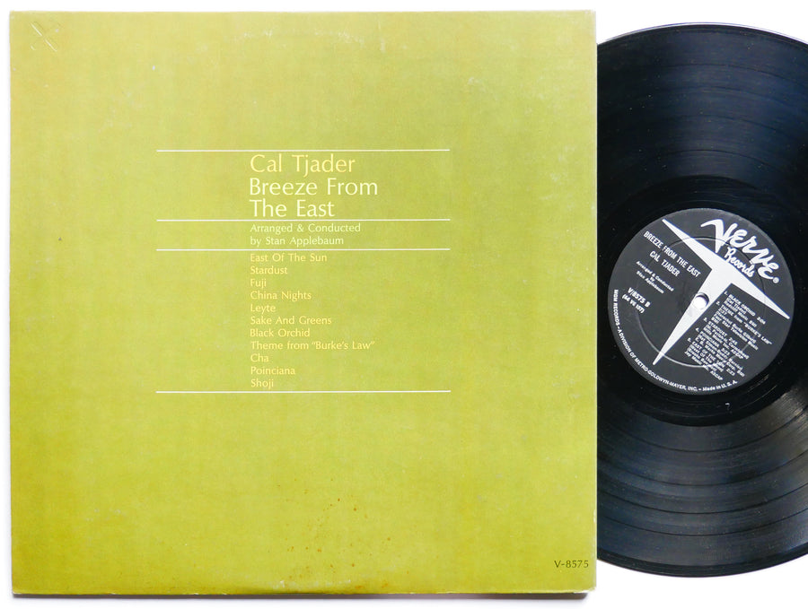 CAL TJADER Breeze From The East LP VERVE V-8575 US 1964 DG MONO JAZZ Willie Bobo