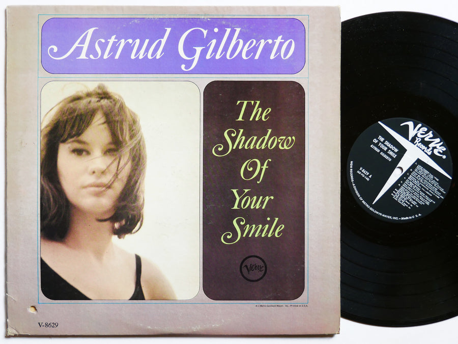ASTRUD GILBERTO The Shadow Of Your Smile LP VERVE V-8629 US 1965 RVG MONO VG+