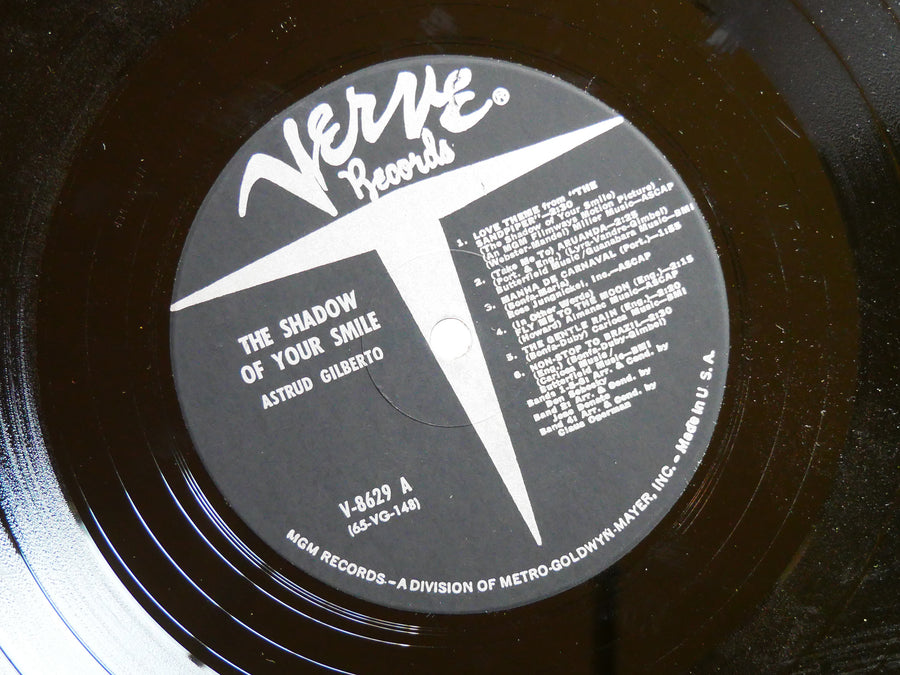ASTRUD GILBERTO The Shadow Of Your Smile LP VERVE V-8629 US 1965 RVG MONO VG+