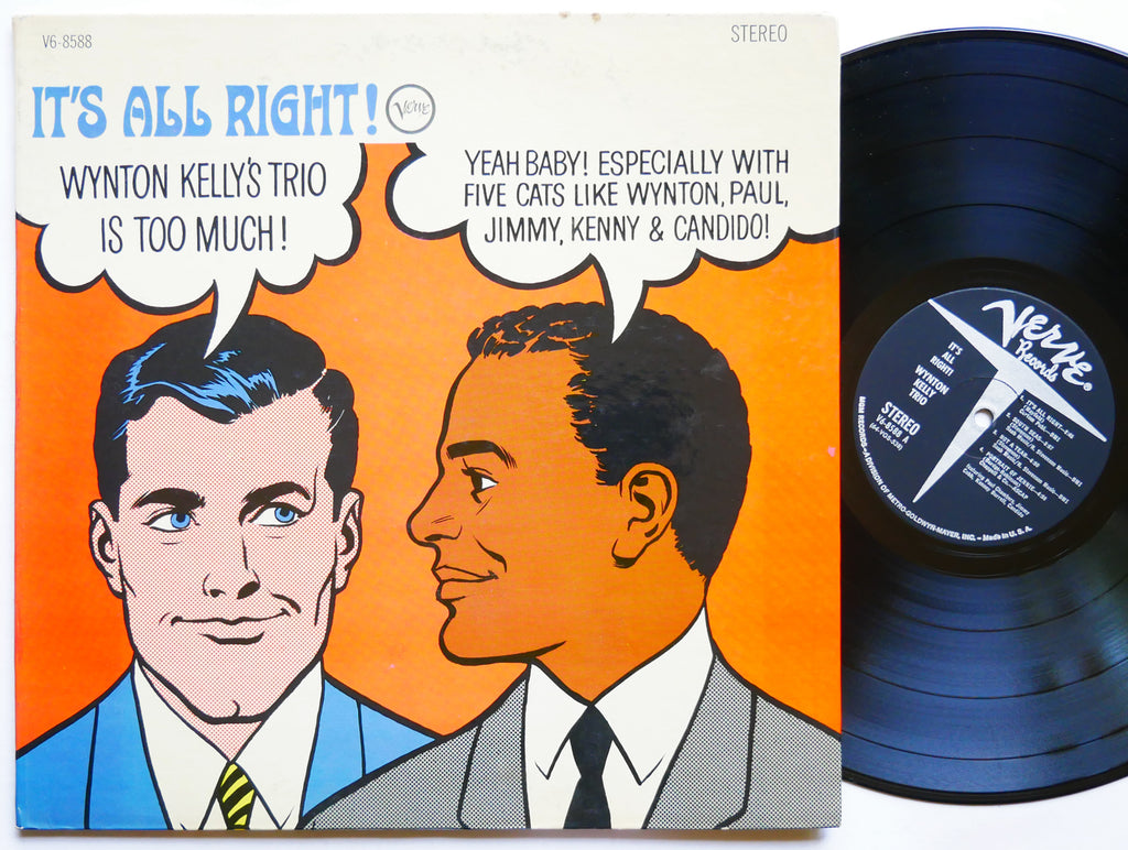 WYNTON KELLY TRIO It's All Right! LP VERVE V6-8588 Orig US 1964 Kenny Burrell