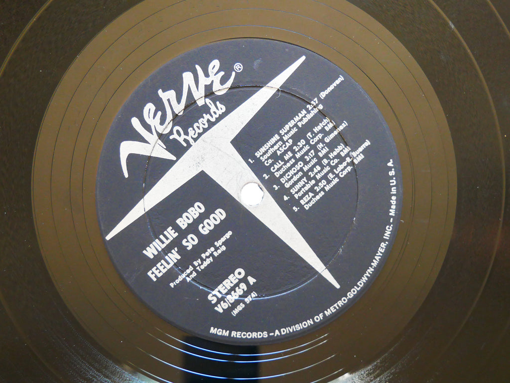 WILLIE BOBO Feelin' So Good LP VERVE RECORDS V6-8669 US 1966 DG ST JAZZ
