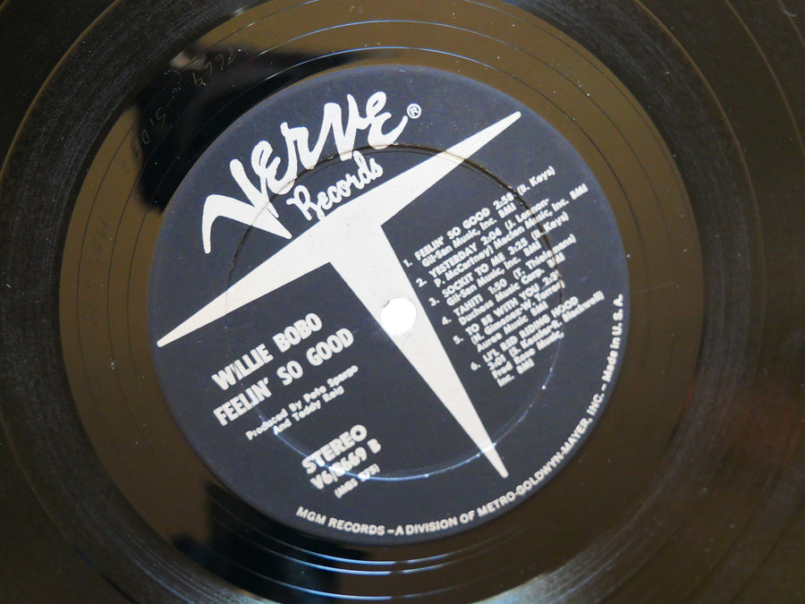 WILLIE BOBO Feelin' So Good LP VERVE RECORDS V6-8669 US 1966 DG ST JAZZ
