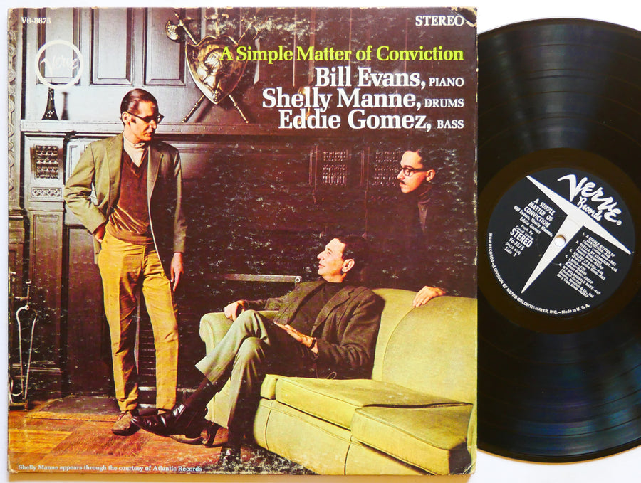 BILL EVANS A Simple Matter Of Conviction VERVE RECORDS V6-8675 US 1967 RVG