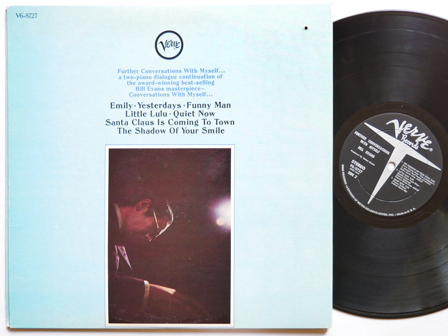 BILL EVANS Further Conversations With Myself LP VERVE RECORDS V6-8727 US 1967
