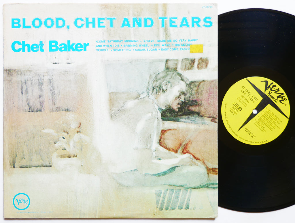 CHET BAKER Blood, Chet And Tears LP VERVE RECORDS V6-8798 US 1970 JAZZ PROMO VG+