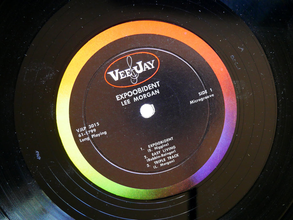 LEE MORGAN Expoobident LP VEE JAY VJLP 3015 US 1961 DG MONO JAZZ Art Blakey VG+