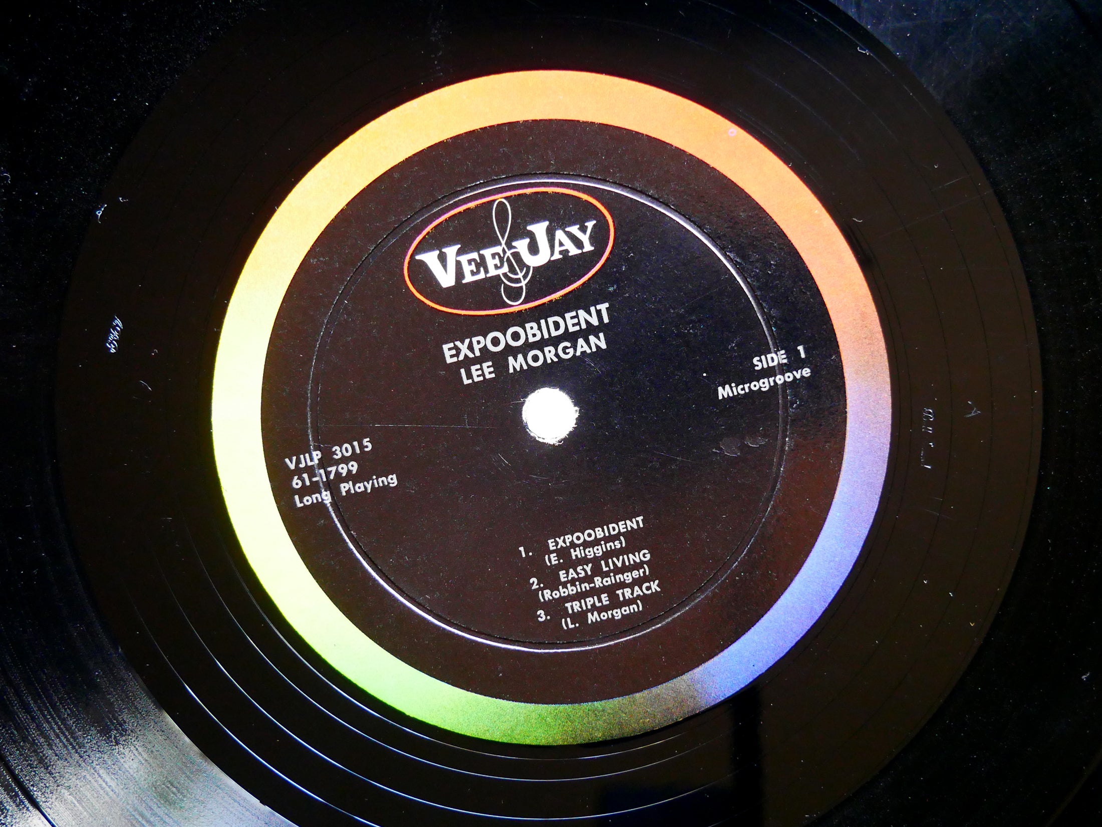 LEE MORGAN Expoobident LP VEE JAY VJLP 3015 US 1961 DG MONO JAZZ Art Blakey VG+