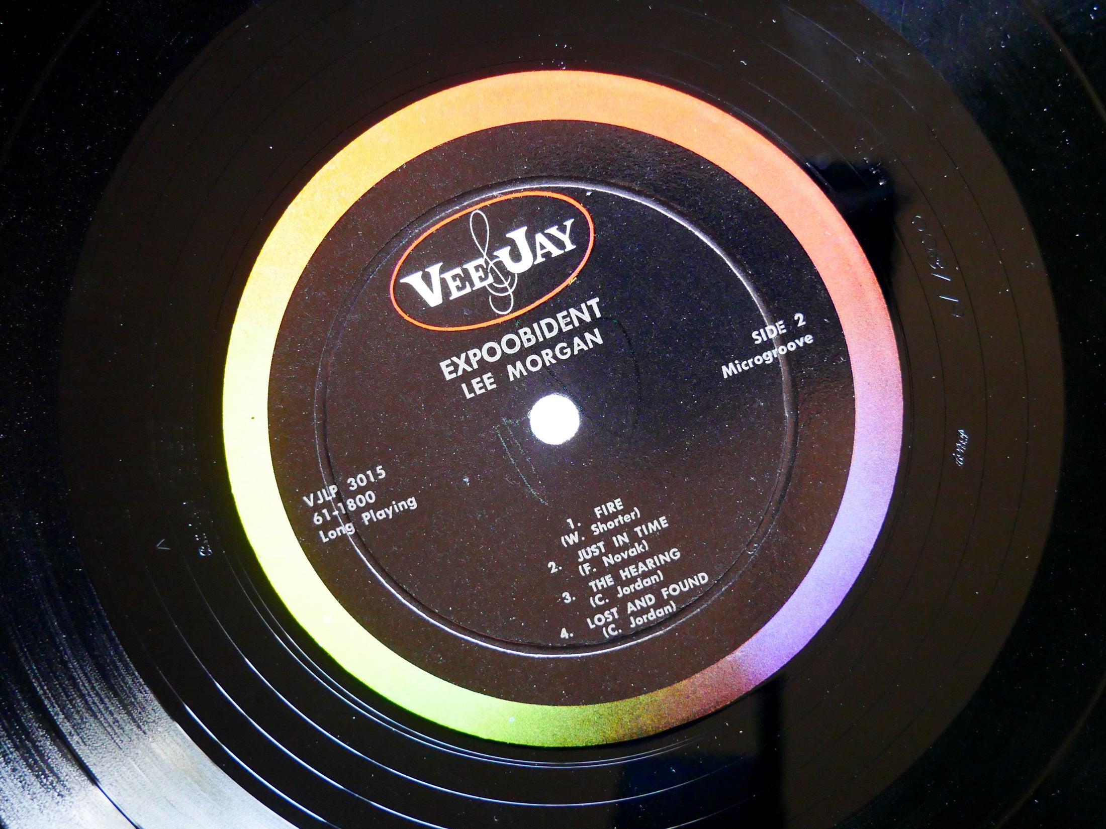 LEE MORGAN Expoobident LP VEE JAY VJLP 3015 US 1961 DG MONO JAZZ Art Blakey VG+