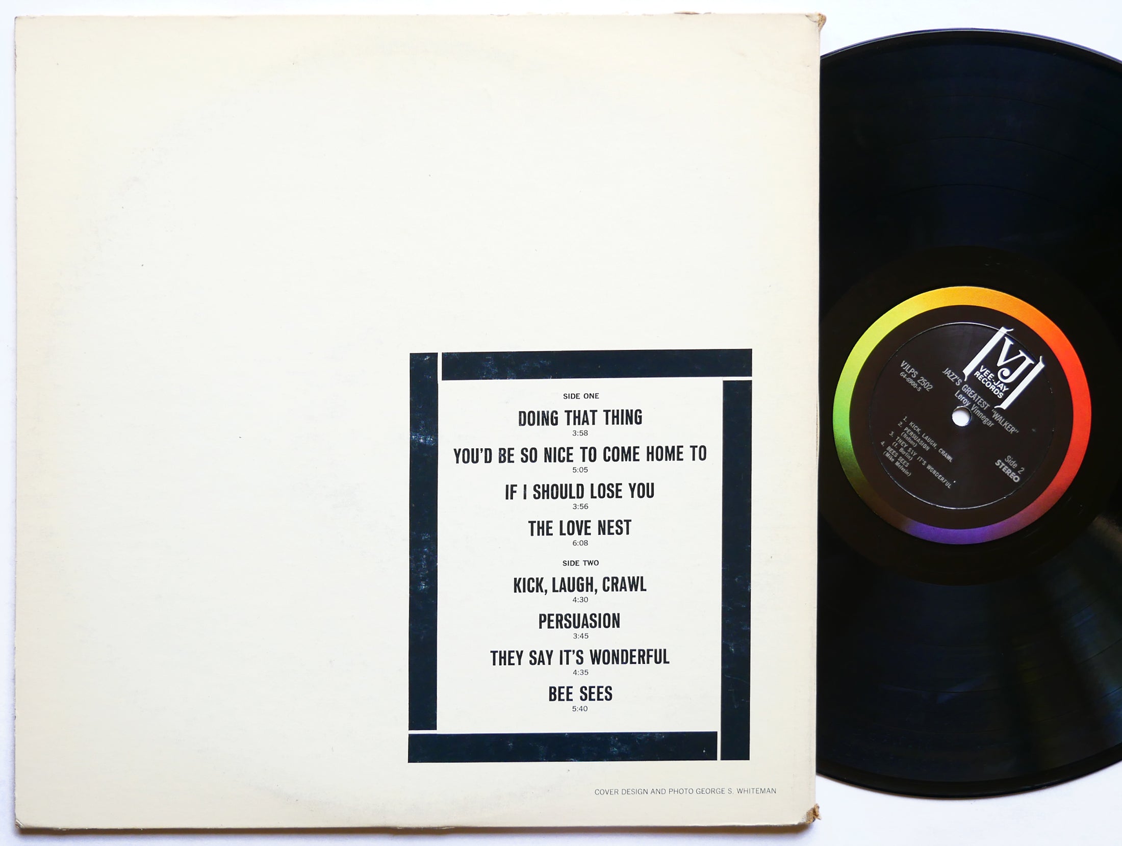 LEROY VINNEGAR Jazz's Great "Walker" LP VEE JAY RECORDS VJLPS 2502 US 1965