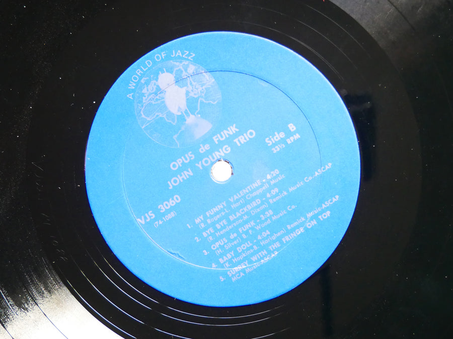 JOHN YOUNG TRIO Opus De Funk LP VJ INTERNATIONAL VJS 3060 US 1974 JAZZ