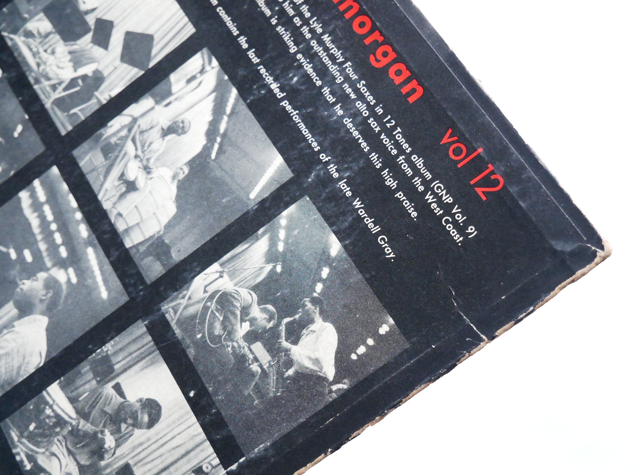 FRANK MORGAN Gene Norman Presents LP GNP VOL 12 US 1955 DG MONO Conte Candoli