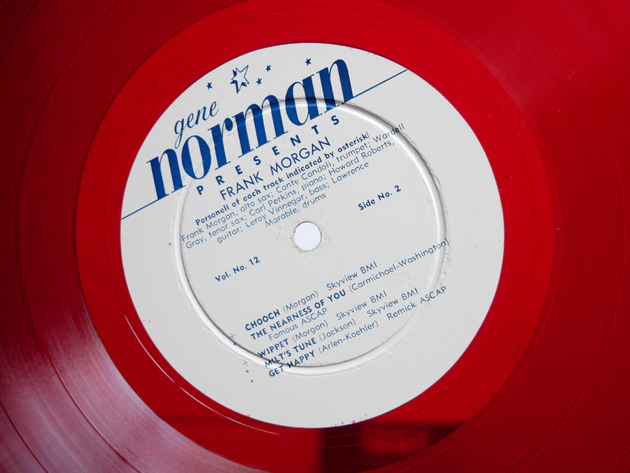 FRANK MORGAN Gene Norman Presents LP GNP VOL 12 US 1955 DG MONO Conte Candoli