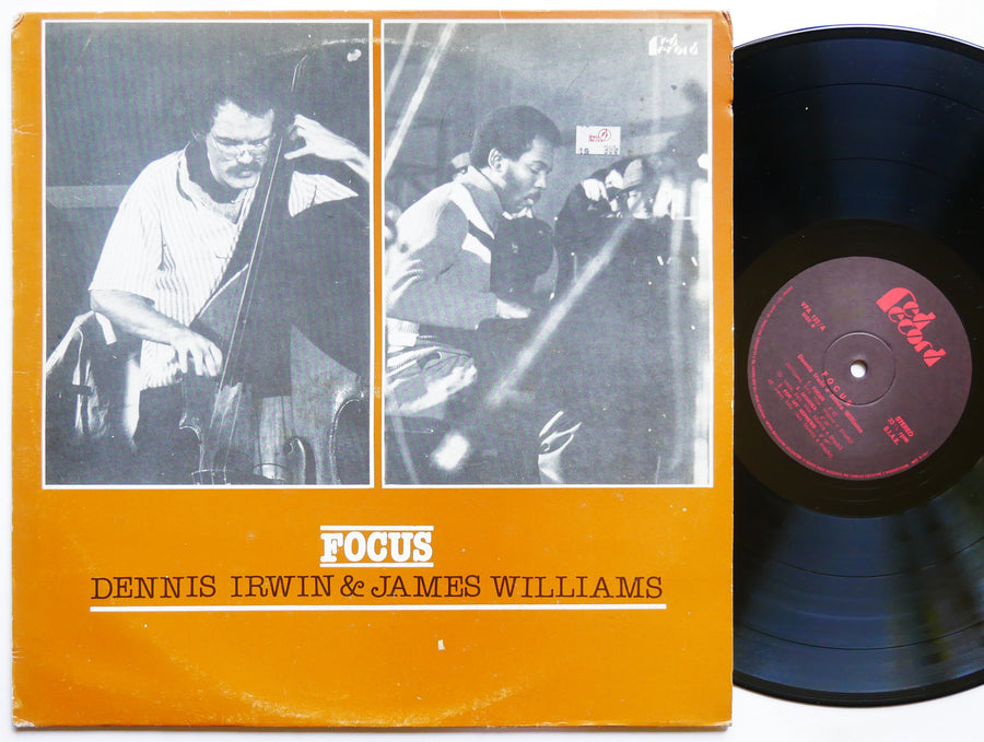 DENNIS IRWIN JAMES WILLIAMS Focus LP RED RECORD VPA 132 Orig ITALY 1978 JAZZ