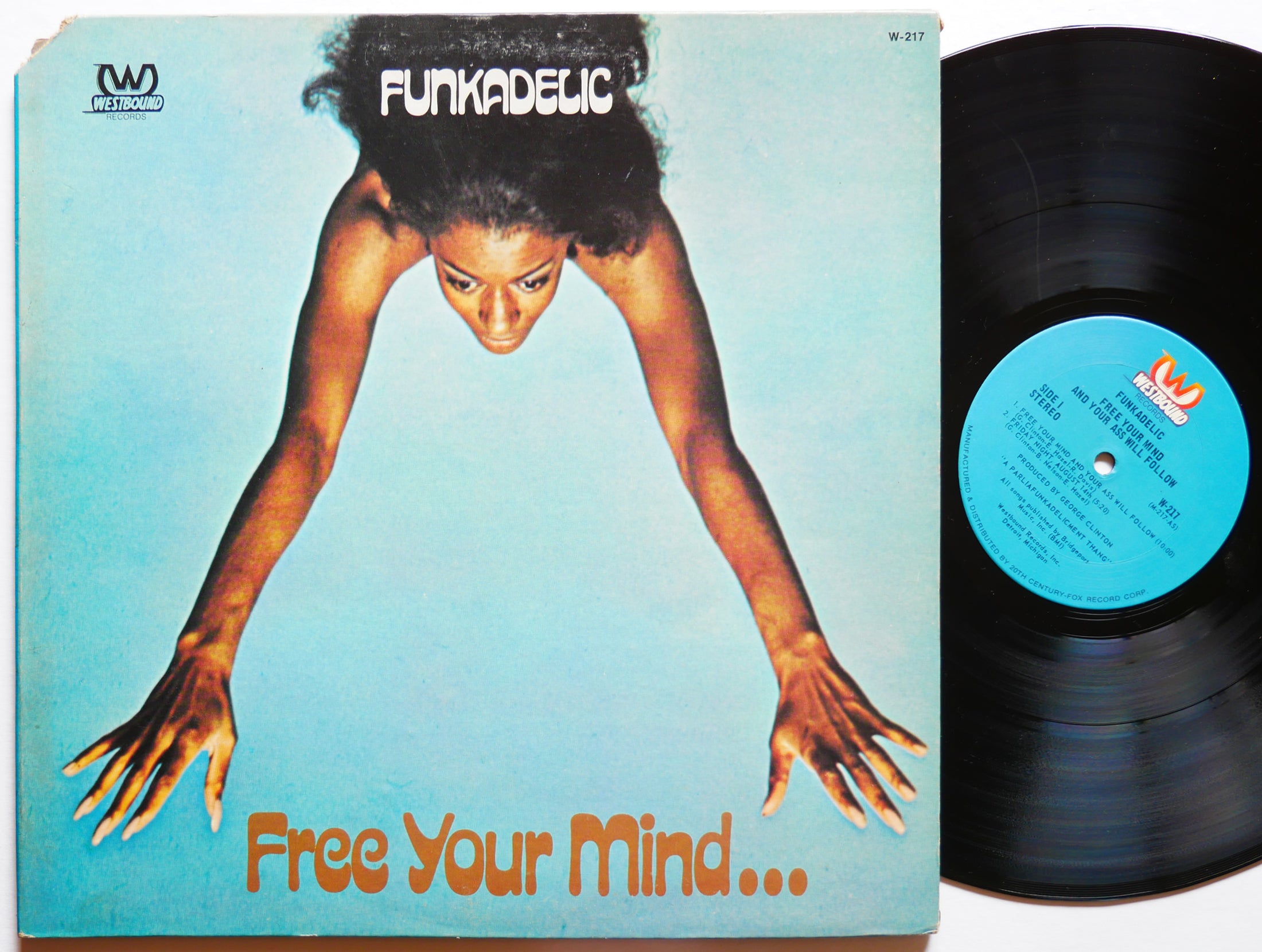 FUNKADELIC Free Your Mind.. LP WESTBOUND RECORDS W-217 US 1975 P.Funk CLEAN